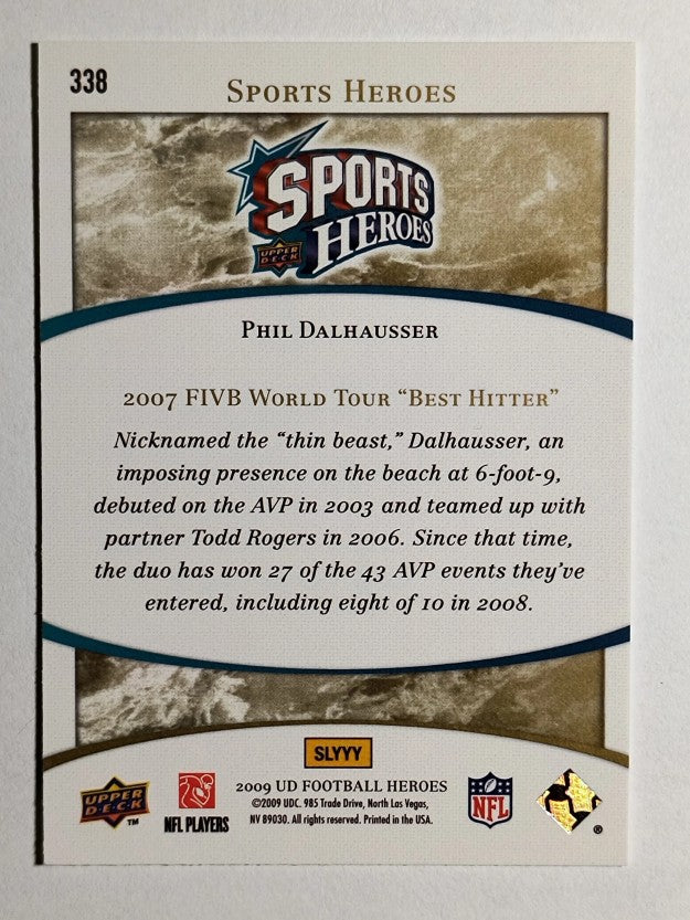 2009 Upper Deck Heroes #338 Phil Dalhausser