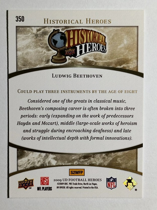2009 Upper Deck Heroes #350 Ludwig Beethoven