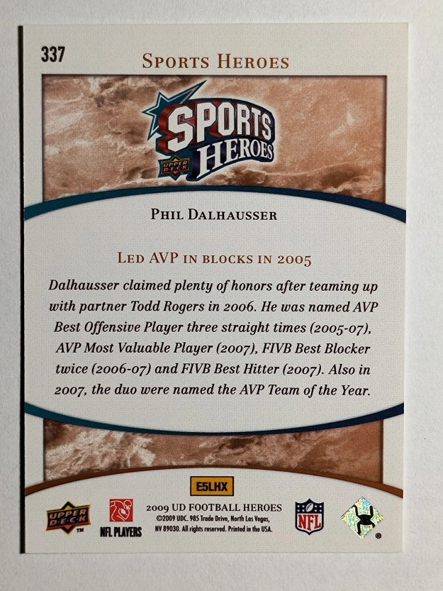 2009 Upper Deck Heroes Orange #337 Phil Dalhausser