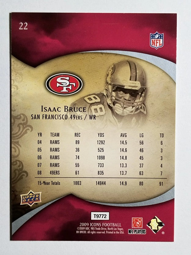 2009 Upper Deck Icons #22 Isaac Bruce