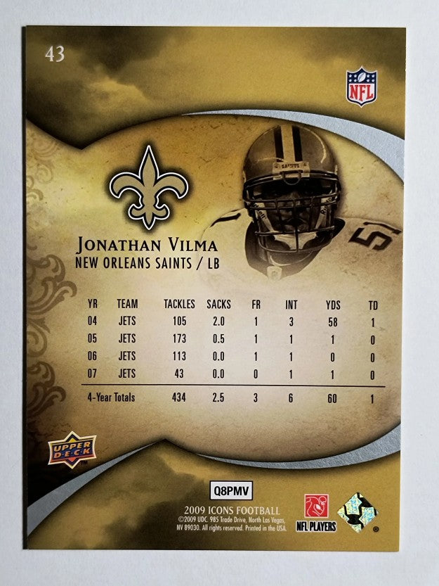 2009 Upper Deck Icons #43 Jonathan Vilma