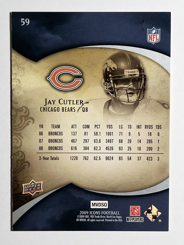 2009 Upper Deck Icons #59 Jay Cutler