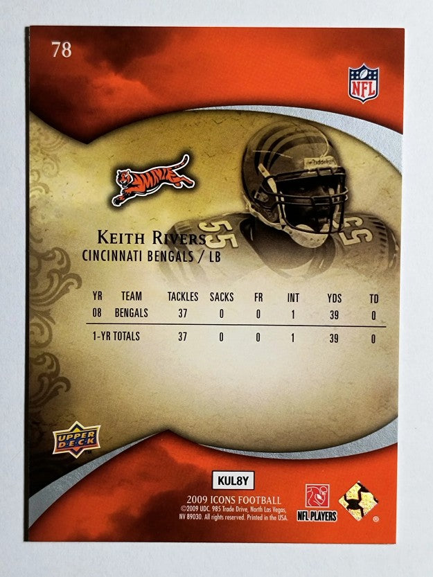 2009 Upper Deck Icons #78 Keith Rivers