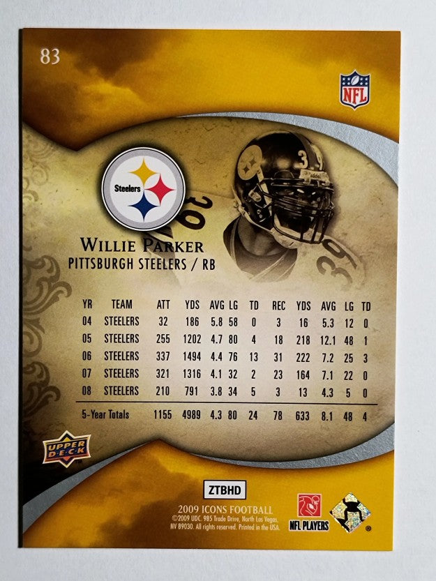 2009 Upper Deck Icons #83 Willie Parker