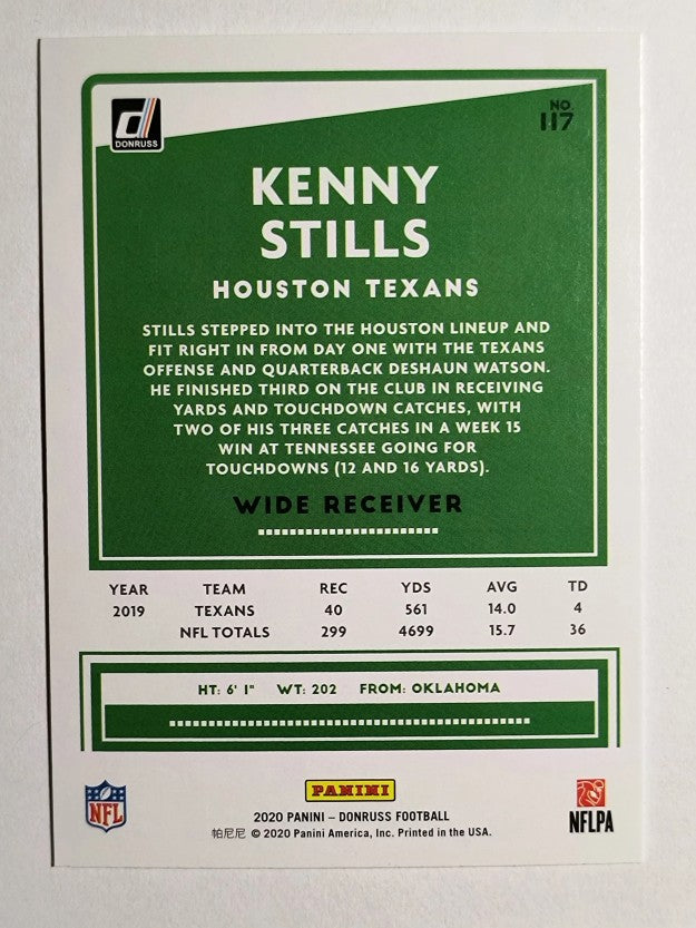 2020 Donruss #117 Kenny Stills