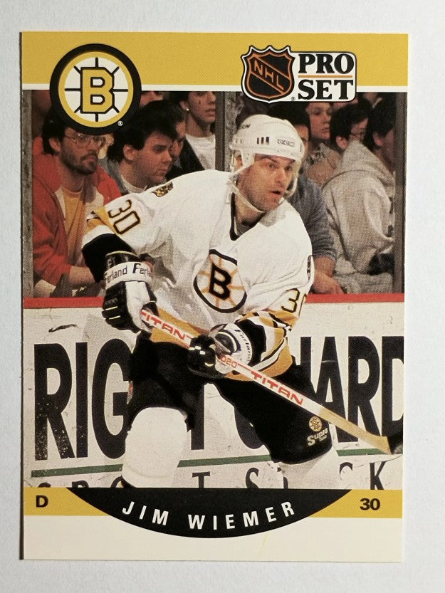1990-91 Pro Set #413 Jim Wiemer RC