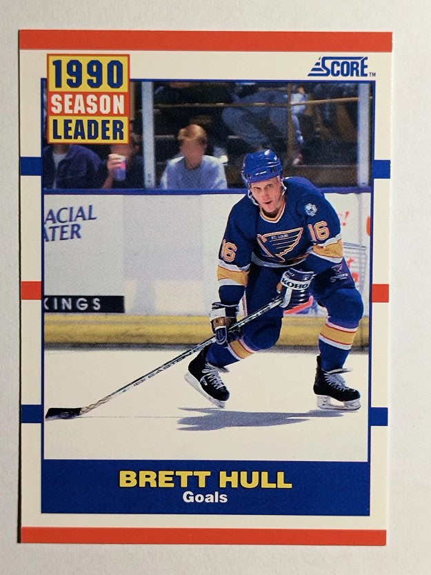 1990-91 Score #351 Brett Hull LL