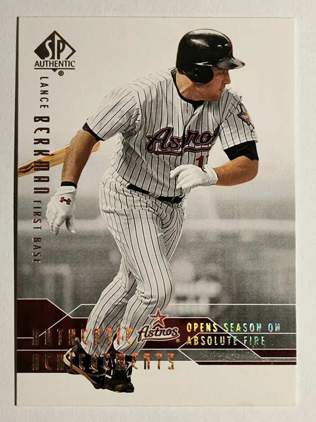 2008 SP Authentic Authentic Achievements #AA39 Lance Berkman