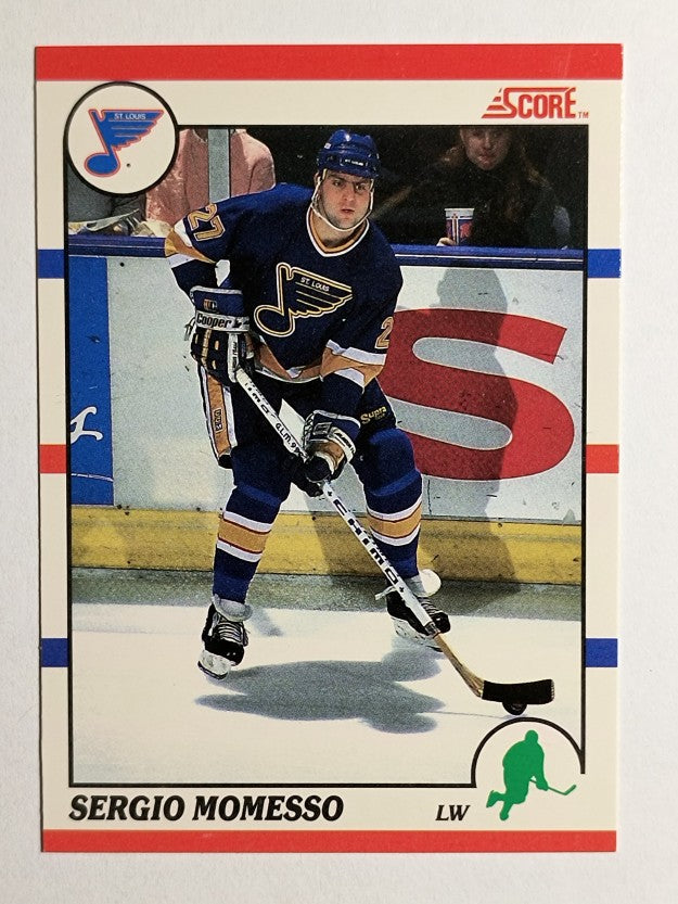 1990-91 Score Canadian #224 Sergio Momesso RC