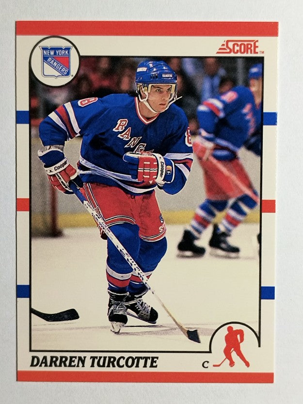 1990-91 Score Canadian #241 Darren Turcotte RC