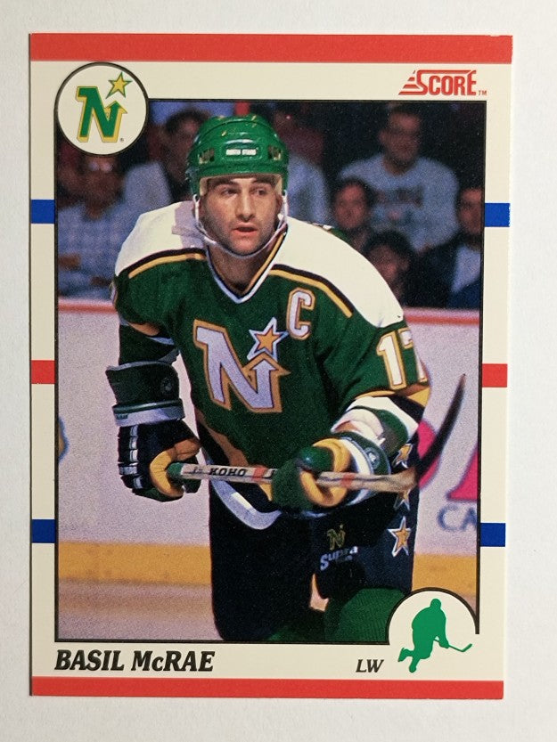 1990-91 Score Canadian #261 Basil McRae