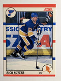 1990-91 Score Canadian #281 Rich Sutter