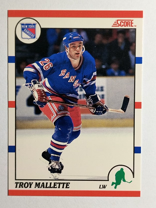 1990-91 Score Canadian #288 Troy Mallette RC