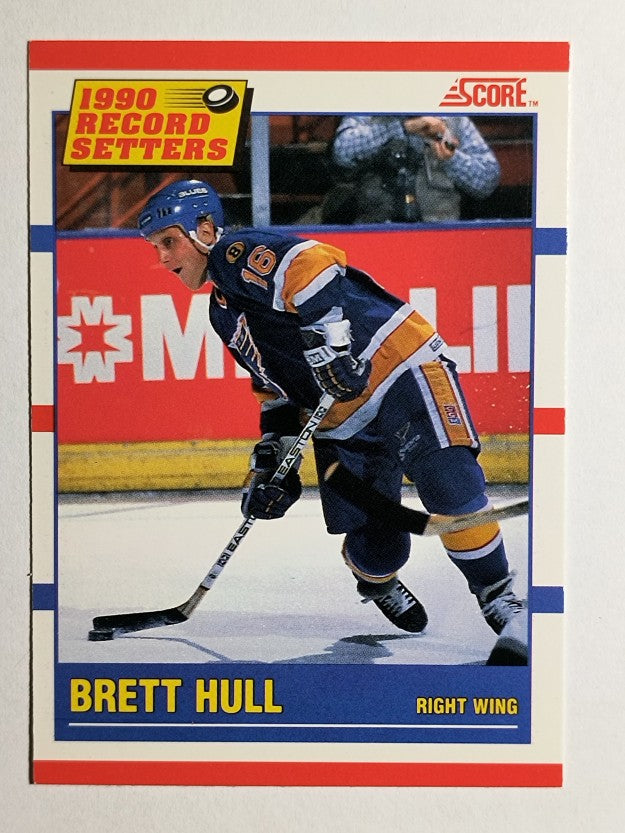1990-91 Score Canadian #346 Brett Hull RB