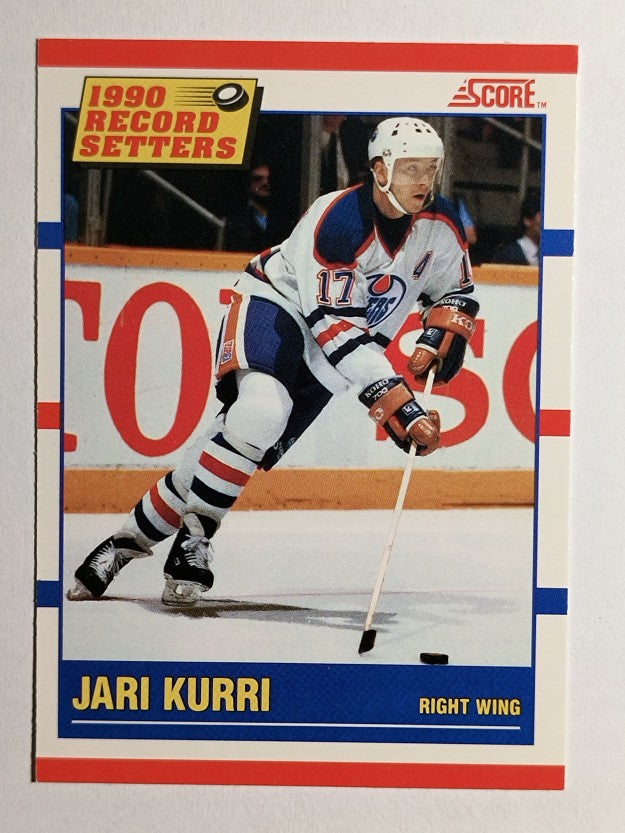 1990-91 Score Canadian #348 Jari Kurri LL