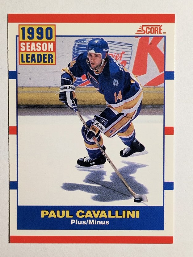 1990-91 Score Canadian #349 Paul Cavallini LL
