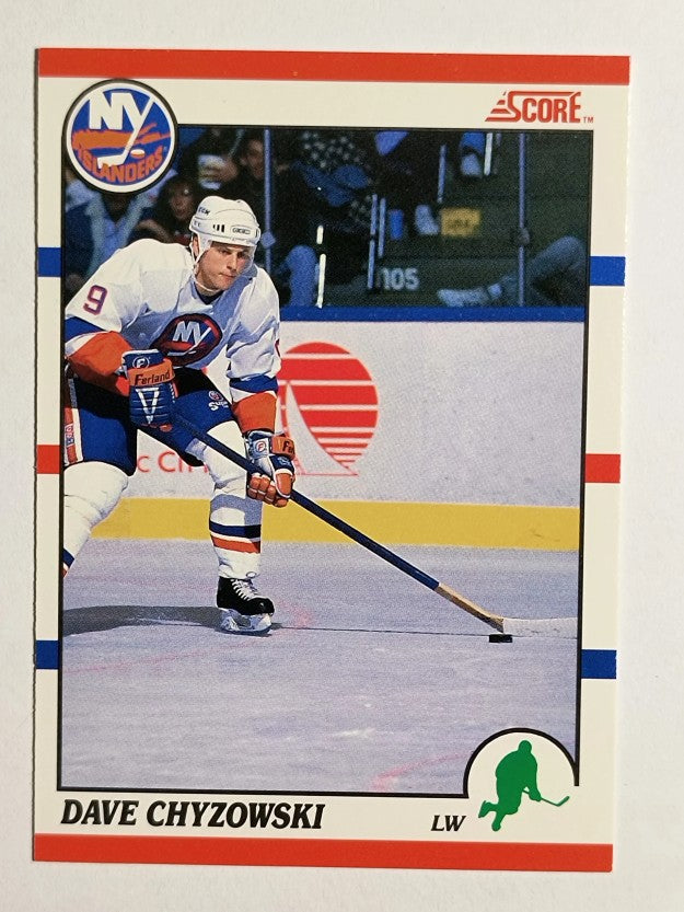 1990-91 Score Canadian #372 Dave Chyzowski RC