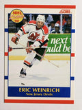 1990-91 Score Canadian #389 Eric Weinrich RC