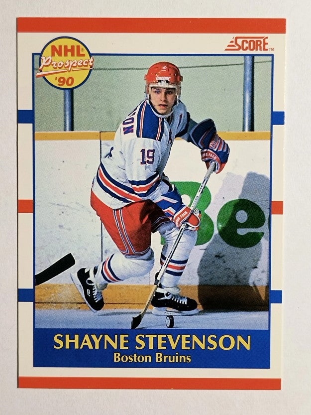 1990-91 Score Canadian #405 Shayne Stevenson RC