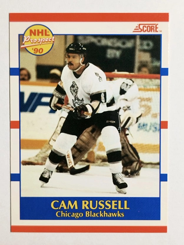 1990-91 Score Canadian #408 Cam Russell RC