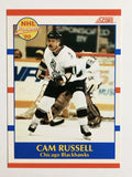 1990-91 Score Canadian #408 Cam Russell RC