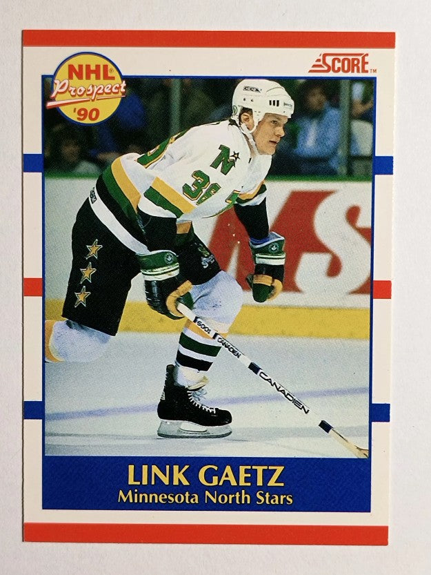 1990-91 Score Canadian #411 Link Gaetz RC