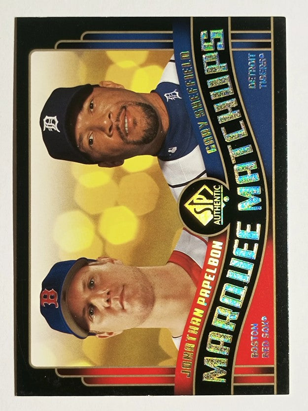 2008 SP Authentic Marquee Matchups #MM7 Jonathan Papelbon/Gary Sheffield