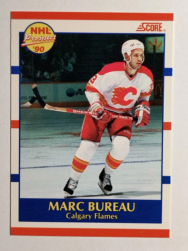 1990-91 Score Canadian #423 Marc Bureau RC