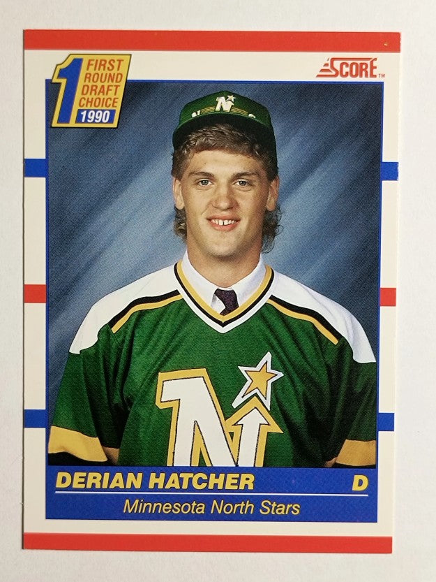 1990-91 Score Canadian #430 Derian Hatcher RC