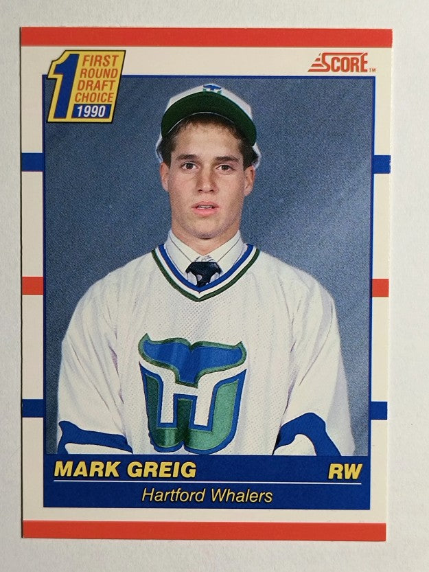 1990-91 Score Canadian #431 Mark Greig RC