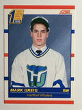1990-91 Score Canadian #431 Mark Greig RC