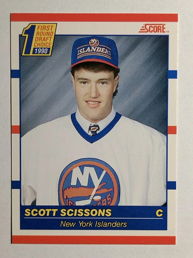 1990-91 Score Canadian #432 Scott Scissons RC