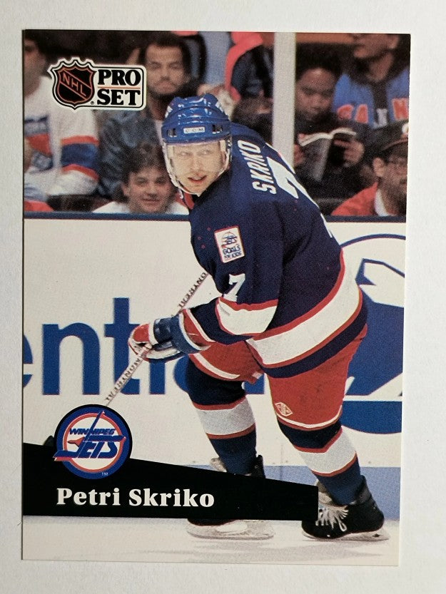 1991-92 Pro Set #517 Petri Skriko