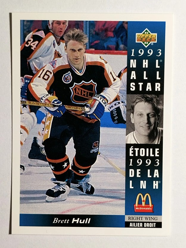 1993-94 McDonald's Upper Deck #7 Brett Hull