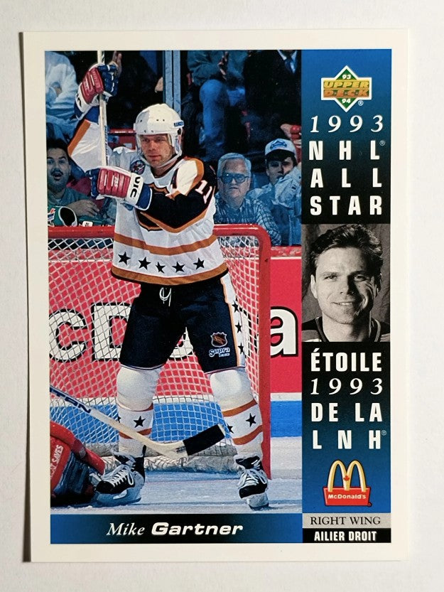 1993-94 McDonald's Upper Deck #15 Mike Gartner