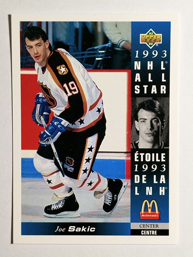 1993-94 McDonald's Upper Deck #24 Joe Sakic