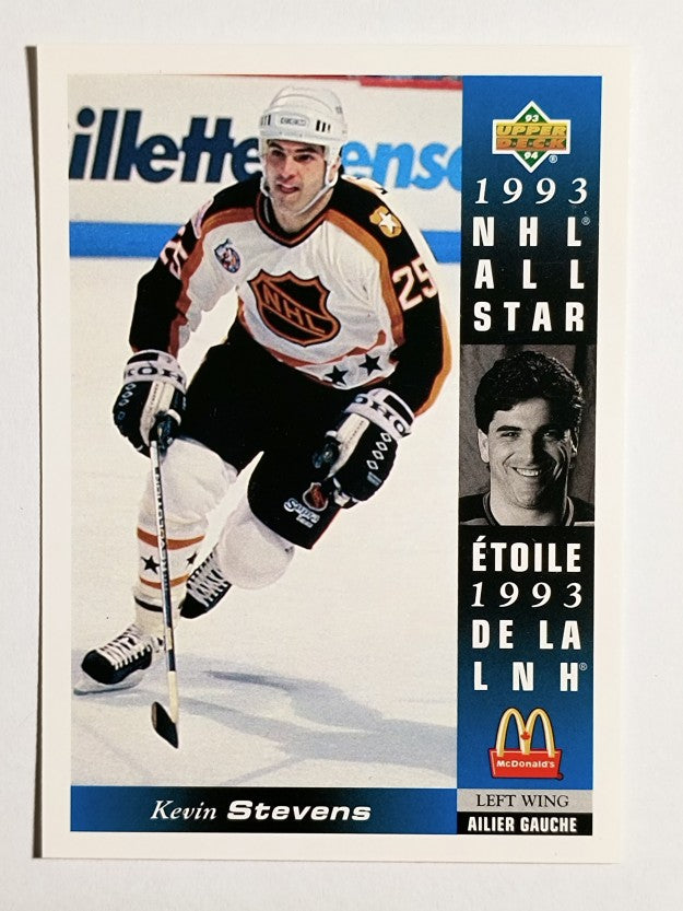 1993-94 McDonald's Upper Deck #25 Kevin Stevens