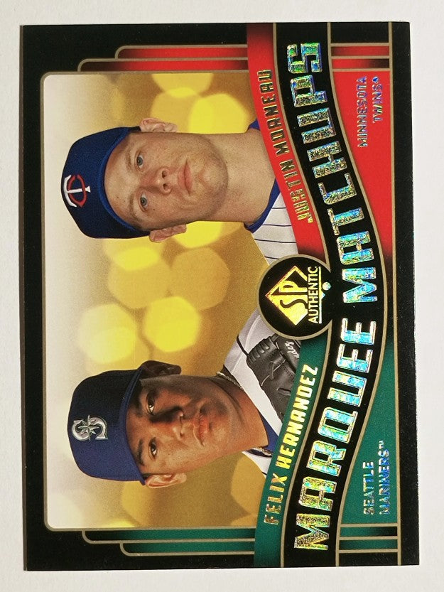 2008 SP Authentic Marquee Matchups #MM15 Felix Hernandez/Justin Morneau