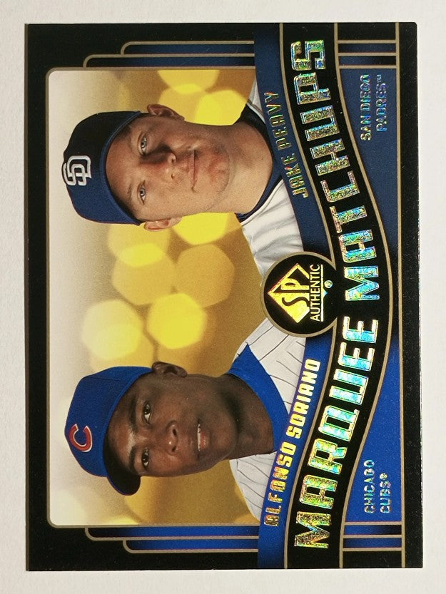 2008 SP Authentic Marquee Matchups #MM35 Alfonso Soriano/Jake Peavy