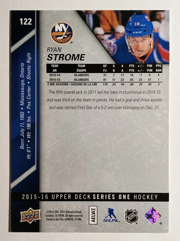 2015-16 Upper Deck #122 Ryan Strome