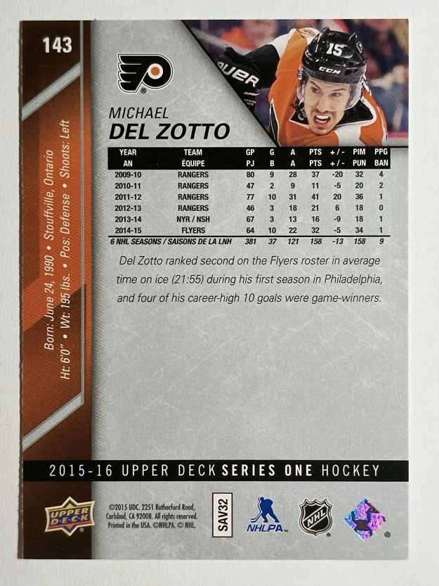 2015-16 Upper Deck #143 Michael Del Zotto