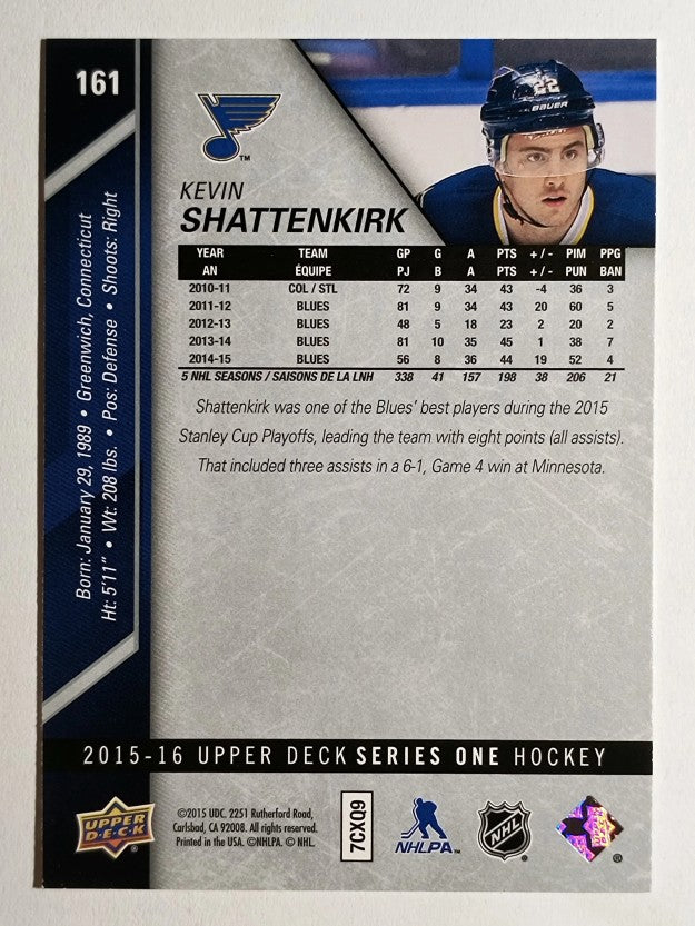 2015-16 Upper Deck #161 Kevin Shattenkirk