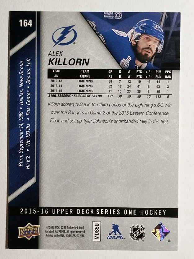 2015-16 Upper Deck #164 Alex Killorn