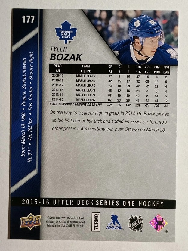2015-16 Upper Deck #177 Tyler Bozak