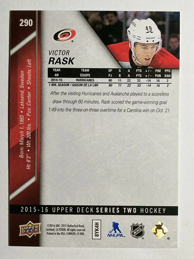 2015-16 Upper Deck #290 Victor Rask