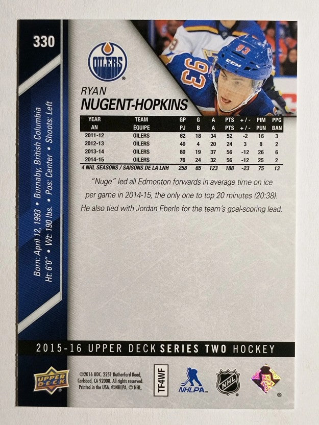 2015-16 Upper Deck #330 Ryan Nugent-Hopkins