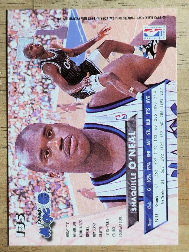 1993-94 Ultra #135 Shaquille O'Neal