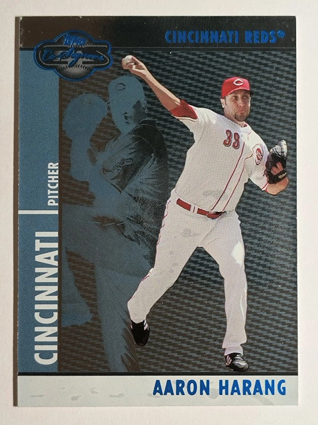 2008 Topps Co-Signers Silver Blue #9a Aaron Harang