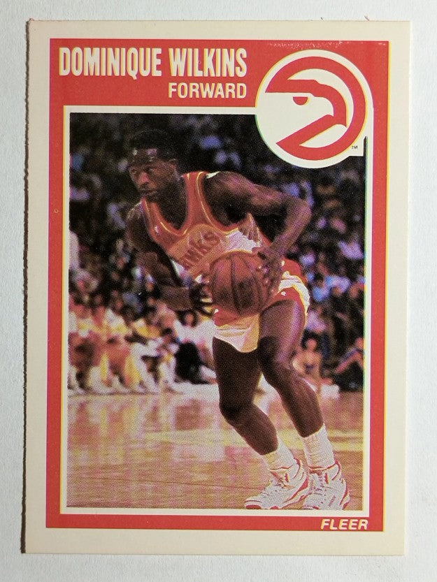 1989-90 Fleer #7 Dominique Wilkins