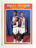 1989-90 Fleer #164 Hakeem Olajuwon AS/Clyde Drexler AS